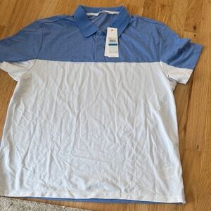 Calvin Klein Blue and White Polo Shirt brand new with tags
